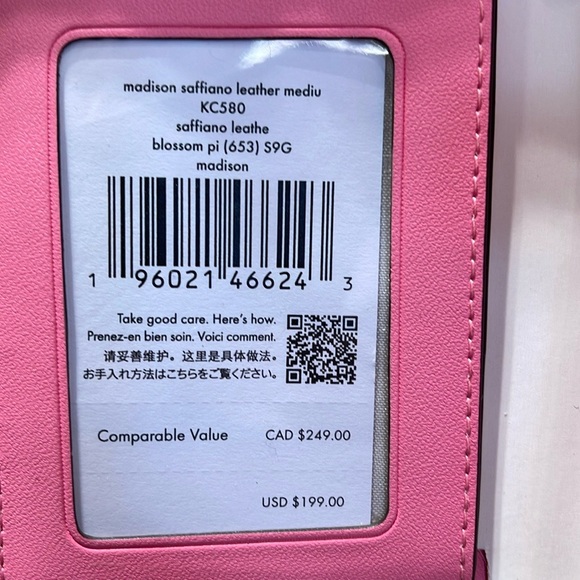 Kate Spade Madison Medium Compact Bifold Wallet
Blossom Pink
NWT - Picture 12 of 16